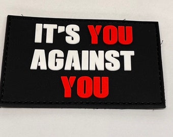 You Against You velcro patch