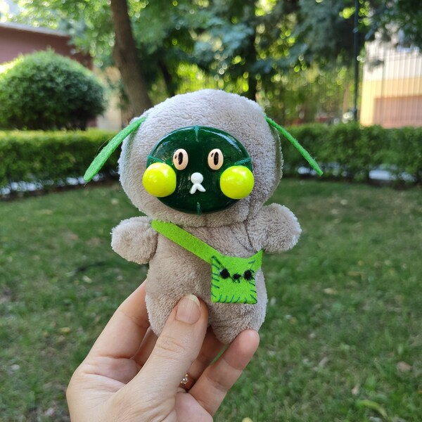 Clay Face Bunny Plush - Etsy