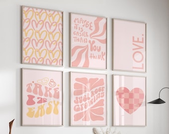 Girl Power Prints: Pastel Teen Room Decor (Digital Download)
