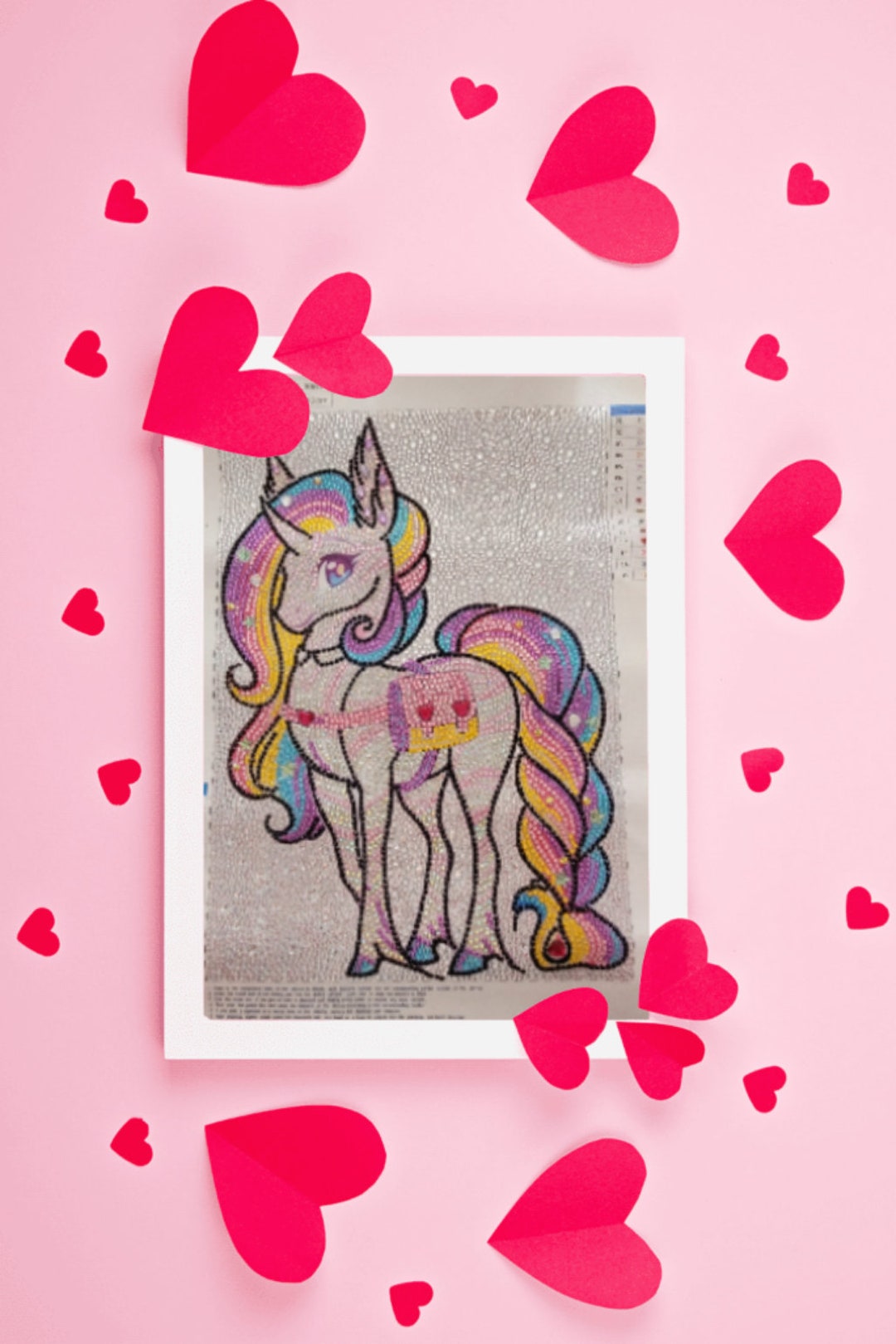 House of Queens Unicorn Pony Diamond Painting for Kids - Unicorn