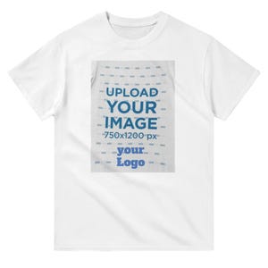 T-Shirt Laden Sie Ihr Logobild hoch Qualität 100% Baumwolle