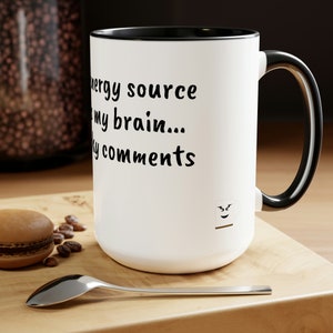 Science coffee mug - Lab life mug gift- Sarcastic Science Coffee mug - PhD gift - Lab week gift  - Two-Tone Coffee Mugs, 15oz