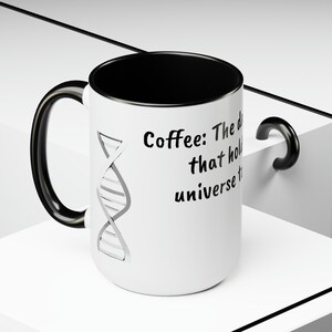 Science coffee mug - Lab life mug gift- Sarcastic Science Coffee mug - PhD gift - Lab week gift  - Two-Tone Coffee Mugs, 15oz