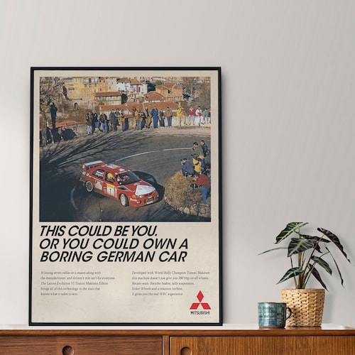 Vintage Mitsubishi Lancer Evolution VI T.M.E Magazine