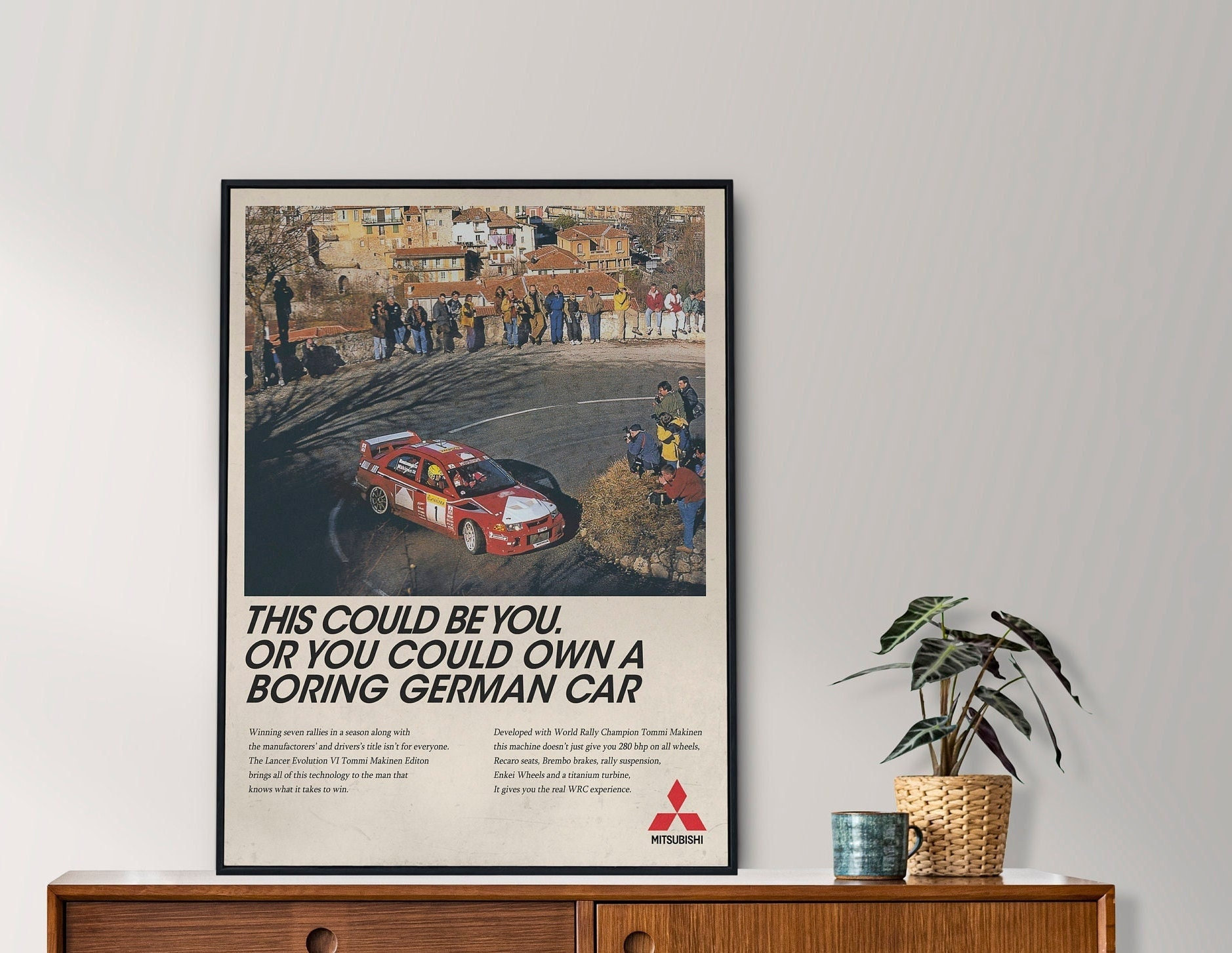 Vintage Mitsubishi Lancer Evolution VI T.M.E Magazine