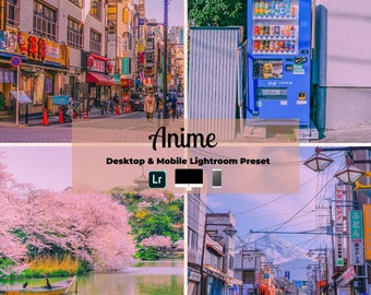 Anime preset | 1 Lightroom Preset for Mobile & Desktop | Japan Presets, Lightroom Mobile Presets  Aesthetic Presets, Kawaii Japanese preset