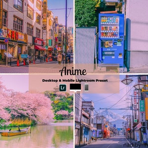 Anime preset | 1 Lightroom Preset for Mobile & Desktop | Japan Presets, Lightroom Mobile Presets  Aesthetic Presets, Kawaii Japanese preset