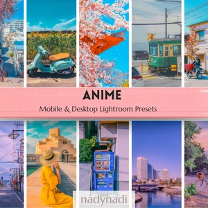 5 ANIME Lightroom mobile & desktop PRESETS | rare Influencer Presets | anime Presets | unique presets | vivid presets | photo filters