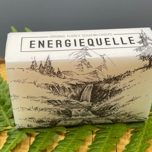 Natural soap "Energiequelle" with organic sheep's milk, nourishing handmade soap