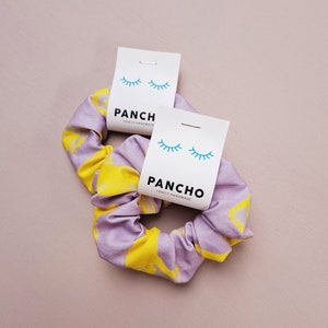 Happy Scrunchie Collection Must Have Hair tie Hair Scrunchy rubber band Gift idea Hair accessory Scrunchies trend image 1