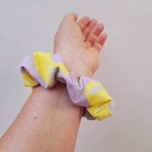 Happy Scrunchie Collection Must Have Hair tie Hair Scrunchy rubber band Gift idea Hair accessory Scrunchies trend image 4