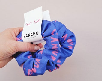 Happy Scrunchie Collection | Must Have | Hair tie | Hair Scrunchy | rubber band | Gift idea | big scrunchie | Love | Valentine's Day