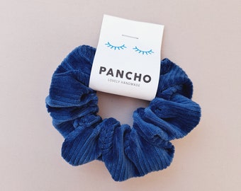 Scrunchie aus Stretchcord Royalblau | Retro Trend | Must Have | Haargummi | Zopfgummi | Geschenkidee | Hygge Lifestyle | 90er Jahre