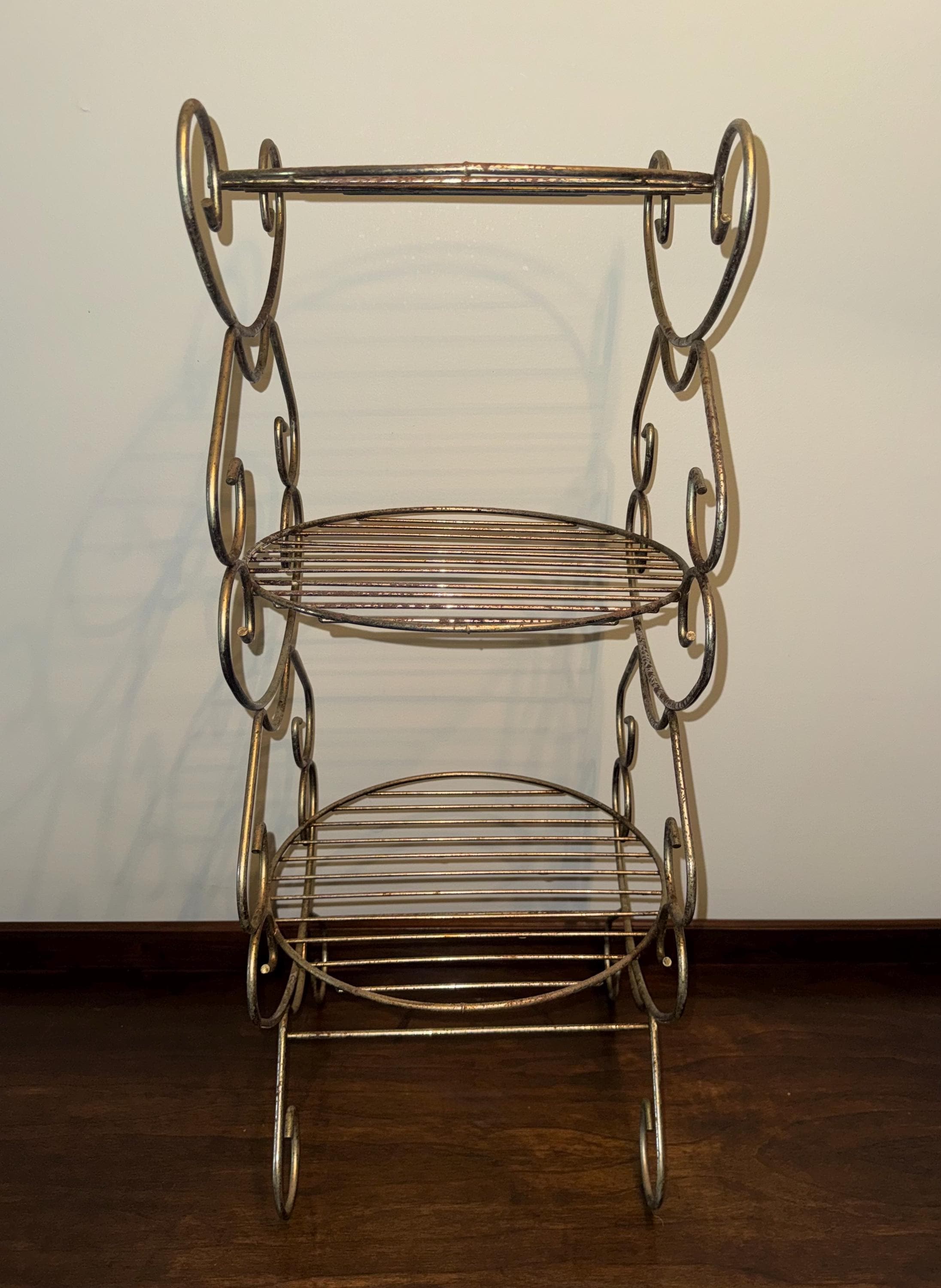 Hollywood Regency 3 Tier Shelf - Etsy