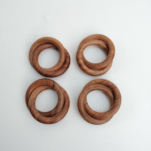 Napkin Ring,Set of Wooden Napkin Rings, Wooden Napkin Holder, Custom Personalized Napkin Ring, Brown Napkin Ring , Home Decor Napkin Rings