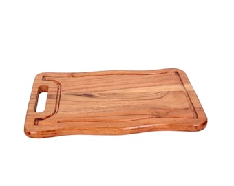 Premium Acacia Wood Chopping Board with Juice Groove - 12x8x0.75inch Best Design for Professional Chefs and Home Cooks, Wooden Cutting Board