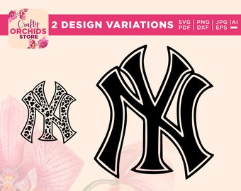 NY Svg, NY Baseball Svg, New York svg, sport svg, game svg, leopard spots svg, leopard print svg, sticker svg, Png, eps, jpg, logo