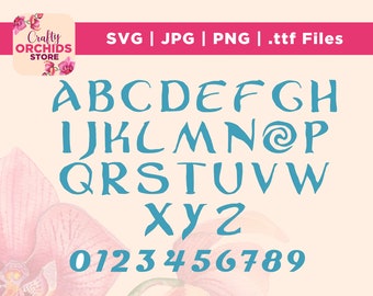 moana font, moana svg, moana font svg, Font for kids, moana font cricut, moana font silhouette, moana cuttable font-ink, Moana Movie Font