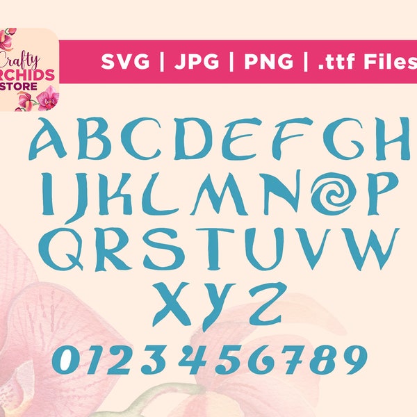 moana lettertype, moana svg, moana lettertype svg, lettertype voor kinderen, moana lettertype cricut, moana lettertype silhouet, moana cuttable font-inkt, Moana Movie Font