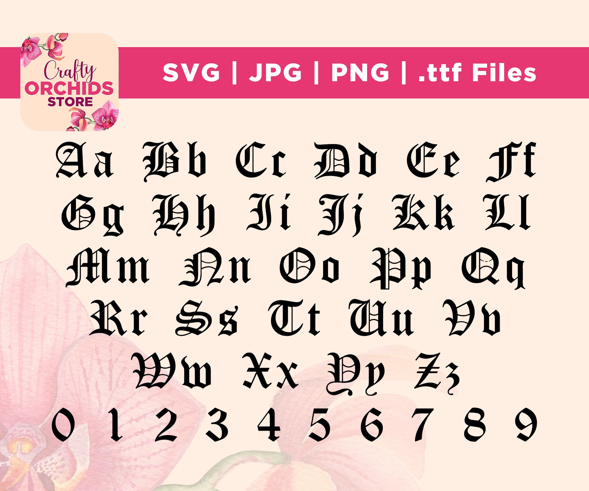 Old English Script Writing