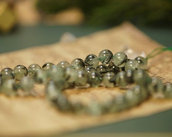 High Quality Prehnite Crystal Bead for Crafting