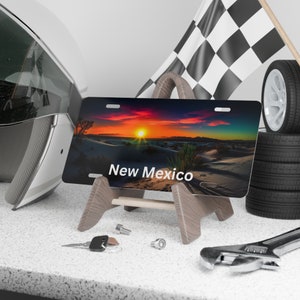 New Mexico White Sands Vanity Plate