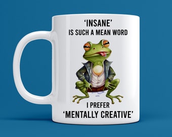 Insane Frog Coffee Tea Mug Cup Naughty Rude Funny Perfect Gift For Her Him Birthday Anniversary Leaving Gift