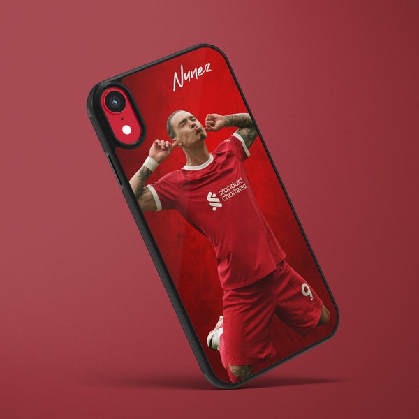 Darwin Nunez Liverpool Football Club Phone Case iPhone 14 iPhone 13 iPhone 12 iPhone 11 iPhone X