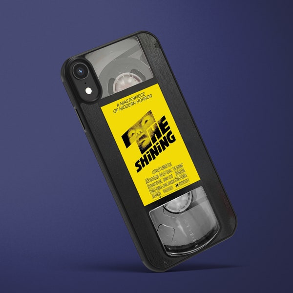 Retro VHS Tape Horror The Shining Phone Case iPhone 14 iPhone 13 iPhone 12 iPhone 11 iPhone X iPhone 7/8