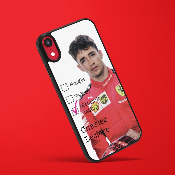 Rencontres mentales Charles Leclerc Monaco Formule 1 Ferrari Phone Case iPhone 14 iPhone 13 iPhone 12 iPhone 11 iPhone X
