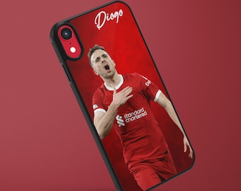 Diogo Jota Liverpool English Premier League Funda de teléfono iPhone 14 iPhone 13 iPhone 12 iPhone 11 iPhone X Samsung Google Pixel