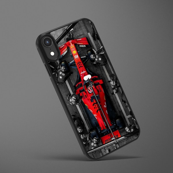 Charles Leclerc Formula One Ferrari Phone Case iPhone 14 iPhone 13 iPhone 12 iPhone 11 iPhone X TD