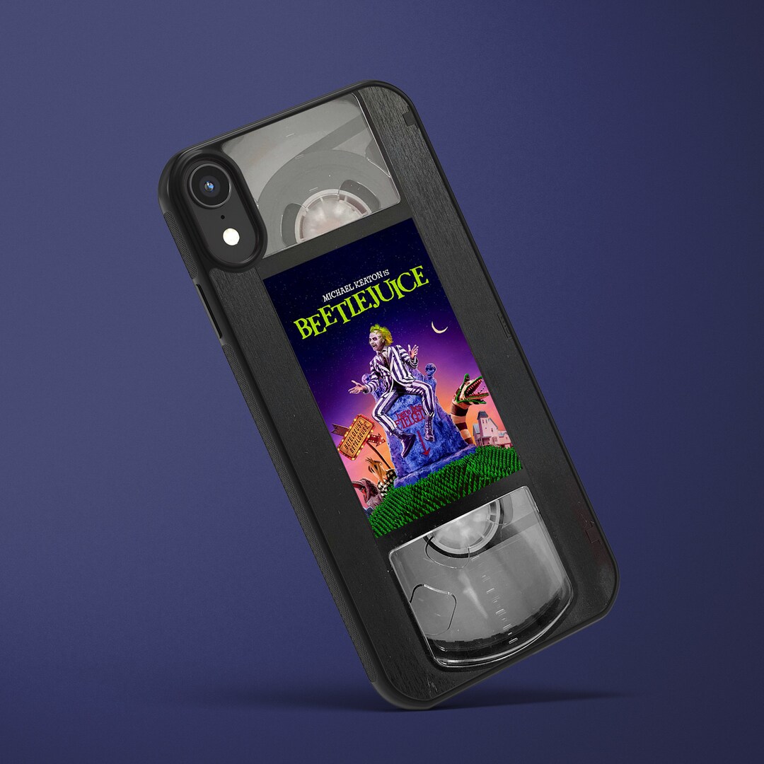 Retro VHS Tape Horror Beetle Juice Phone Case iPhone 14 iPhone 13