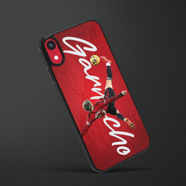 Alejandro Garnacho Manchester United English Premier League Phone Case iPhone 14 iPhone 13 iPhone 12 iPhone 11 iPhone X Bicycle Kick