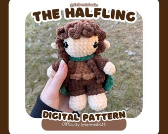 The Halfling Pattern | Intermediate crochet/amigurumi instructions | Instant PDF download