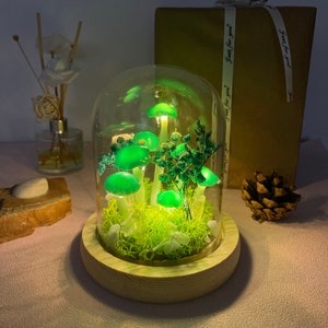 Handmade Mushroom Lamp | Vintage Mushroom Lamp | Cute Mushroom Night Light| Bedroom Fairy Lights | Gift Lights | Christmas Gift
