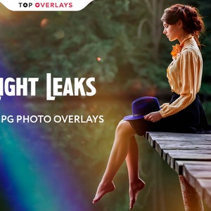 77 Light Leaks Photo Overlays, Light Overlays, Summer Overlays, Photoshop Overlays, Photo Overlays, Wedding Overlays, Photography Overlays
