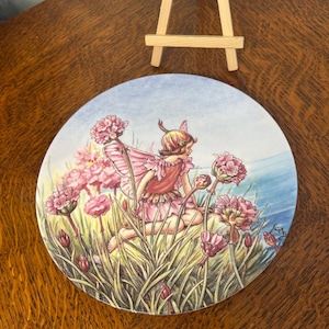 Flower Fairies Wedgwood Collector Plate: The Thrift Fairy, 1994