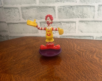 Mcdonalds Airplane Clock Ronald Mcdonalds 1989 Vintage Condition