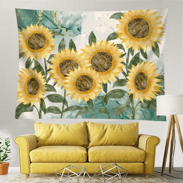 Sunflower Tapestry - Etsy