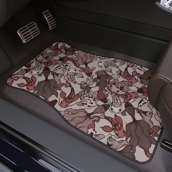 Koi Fish Car Floor Mats Etsy