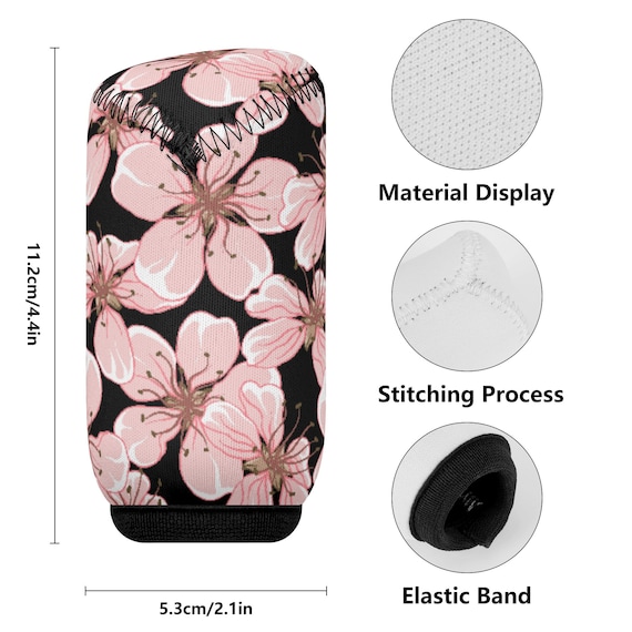 新品シフトノブブーツカバー　桜ブラック　頑張ります シフトブーツカバー 桜 ビニール付 雅 ブラック色 - 【通販