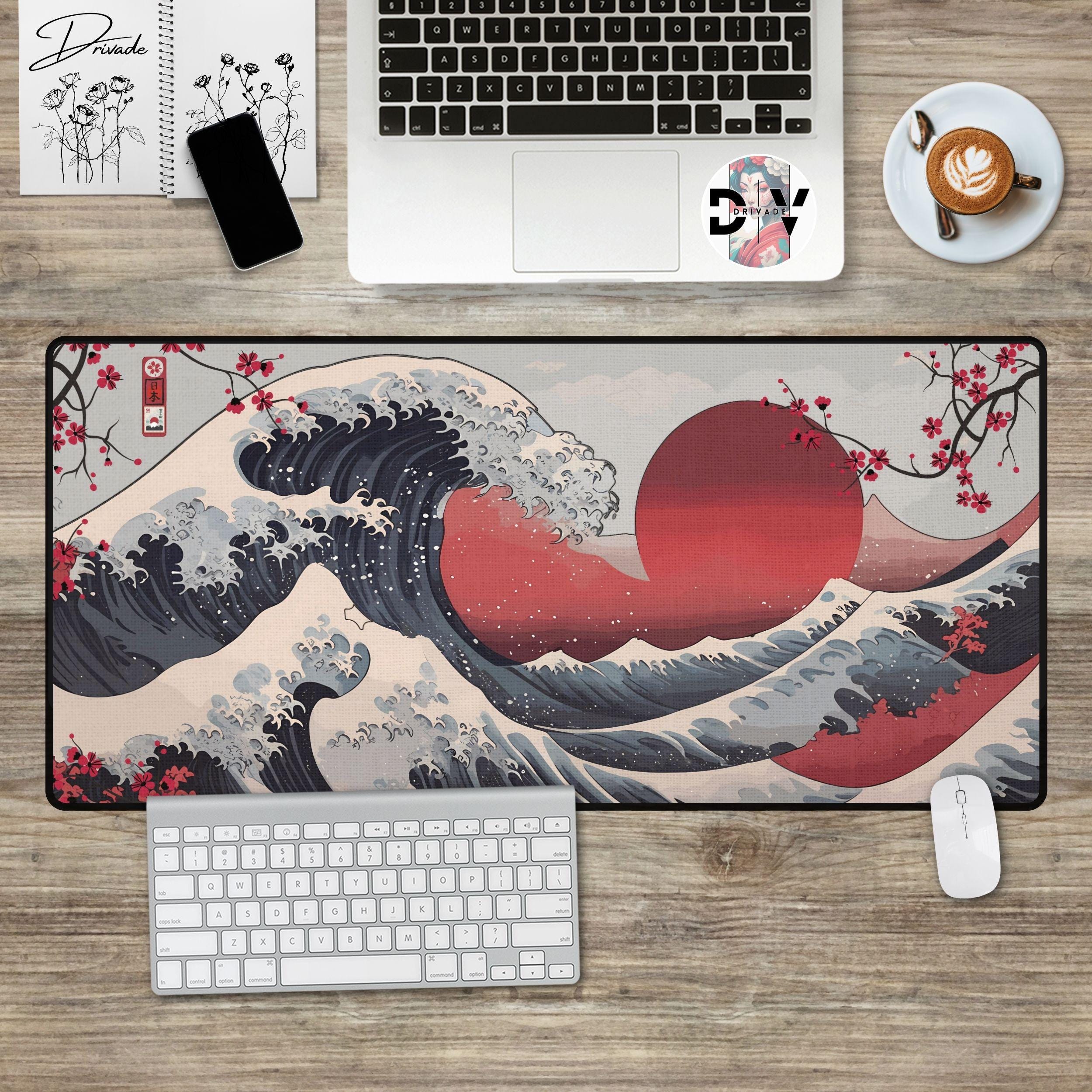 Octa Keys Tenshi Mousepad BLACK ＆ WHITE Yin Yang Monochrome Swirl Mousepad – GutzyAiden