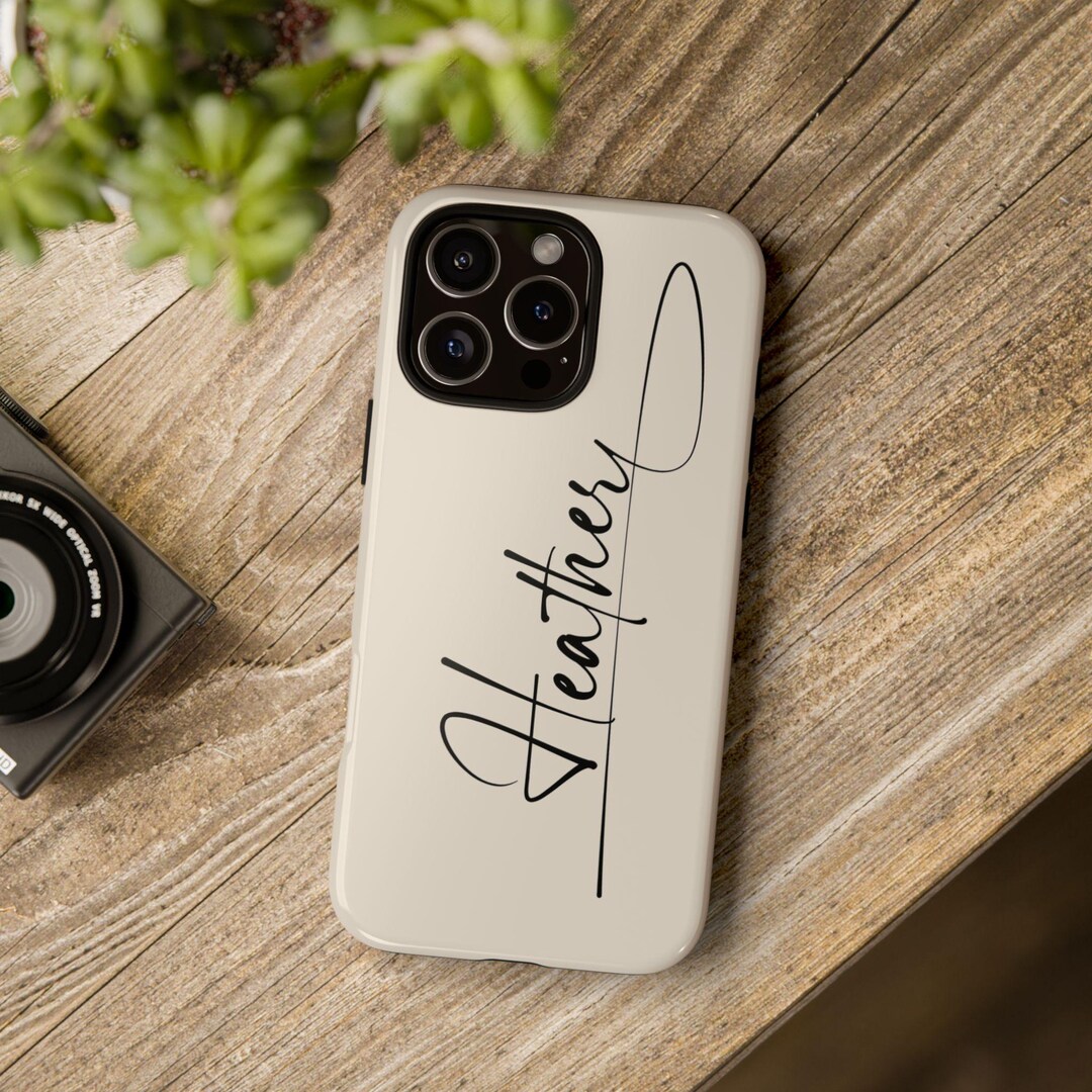 Personalized Signature Name Phone Case Custom Monogram Initials ...