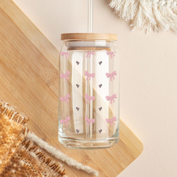 Tarot The Mama Glazen Drinkbeker met Glazen Rietje en Deksel - Bubble