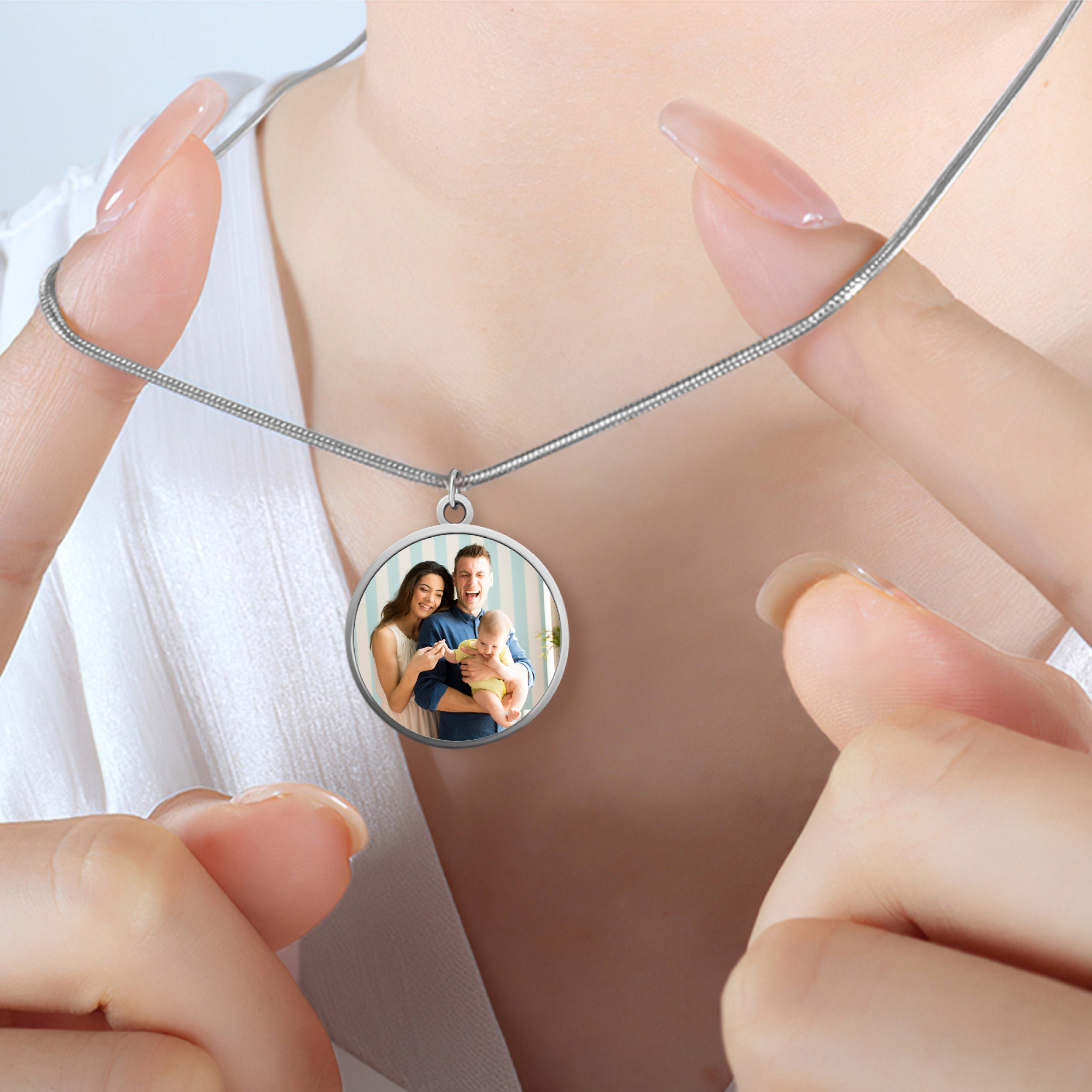 Collana Personalizzata Con Proiezione - Ti Amo In 100 Lingue, Regalo