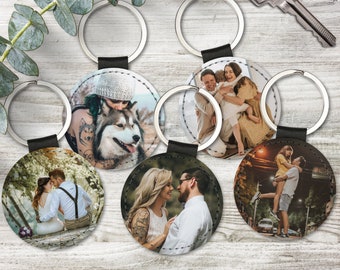 You And Me We Got This - Personalized Leather Photo Keychain – Gifts