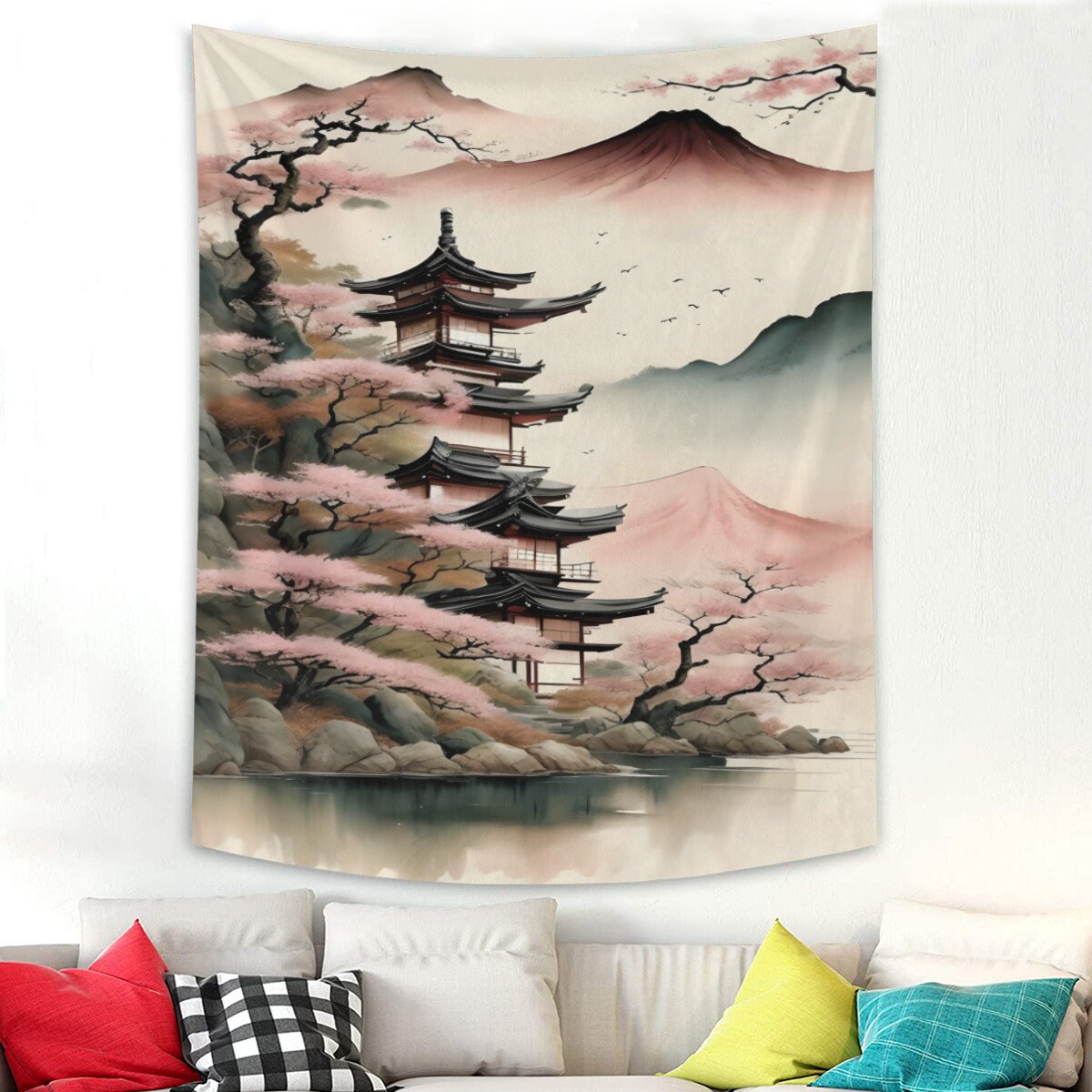 FUJI EX 21373円 Art Clear watagashi5830円 Japanese Mount Fuji Tapestry Wall Hanging Home Decor Nature