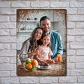 Custom Photo Metal Sign Personalized Family Picture Portrait Rusty Vintage Wall Art Hanging Decor Wedding Anniversary Tinplate Gift Him Her product logo