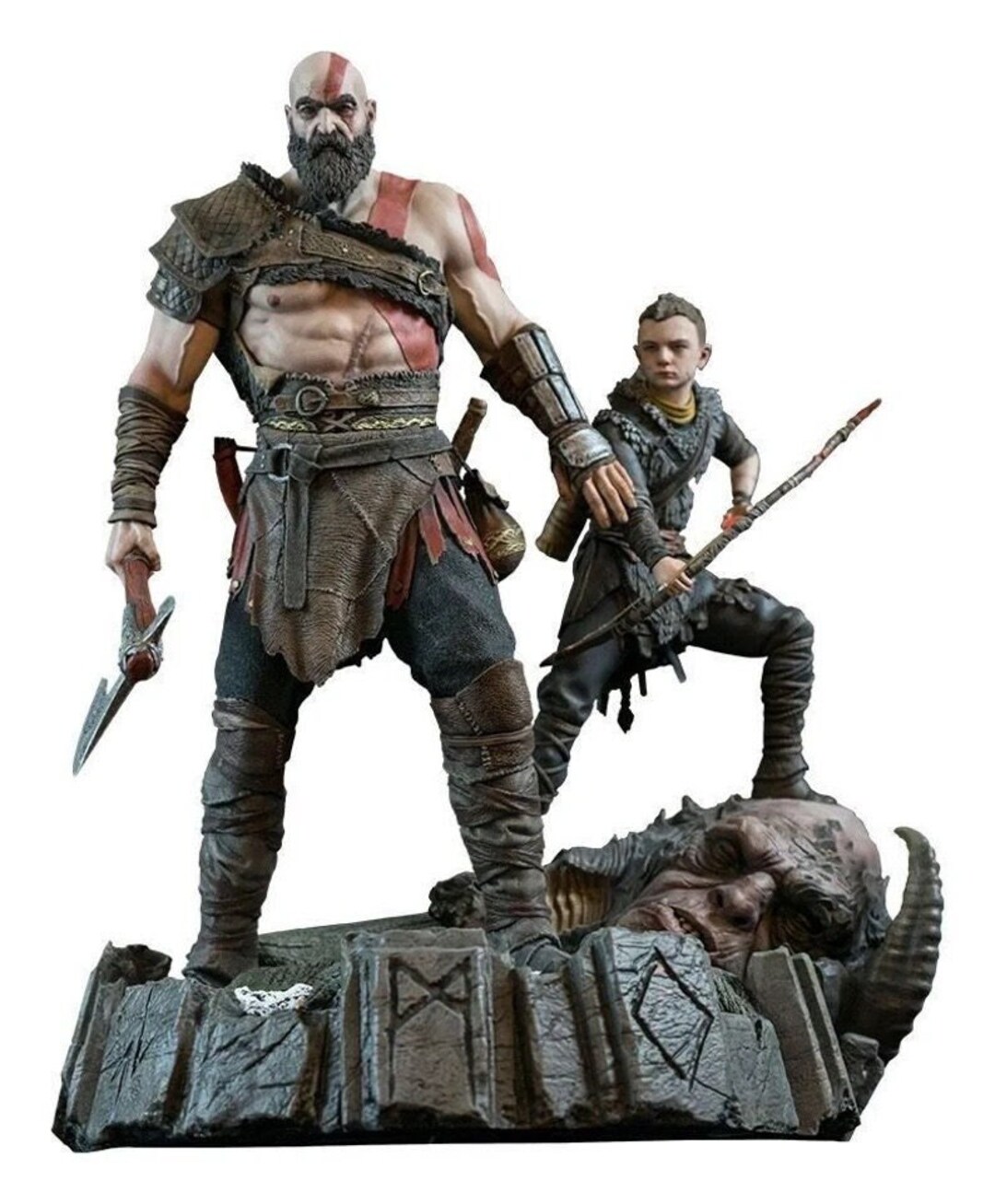 God of War Kratos Atreus Ragnarok Ragnarök 3D STL File for 3D Etsy France